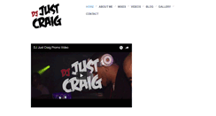 Desktop Screenshot of djjustcraig.com